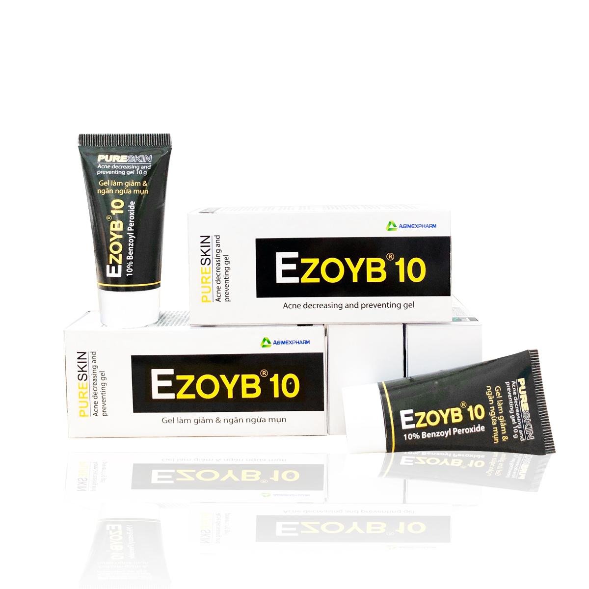 EZOYB 10 Gel ngăn ngừa mụn và giảm mụn trứng cá EZOYB10 Tube 10g