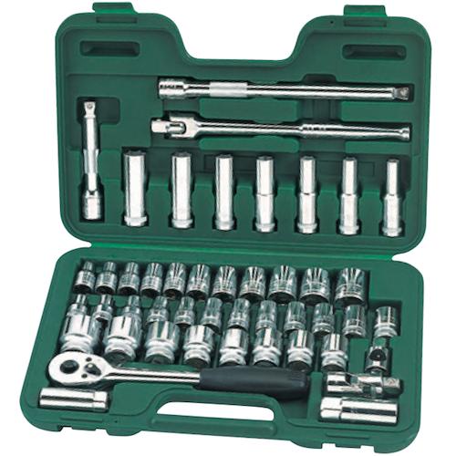 Bộ đầu tuýp 46 chi tiết 1/2in hệ mét sata 9006