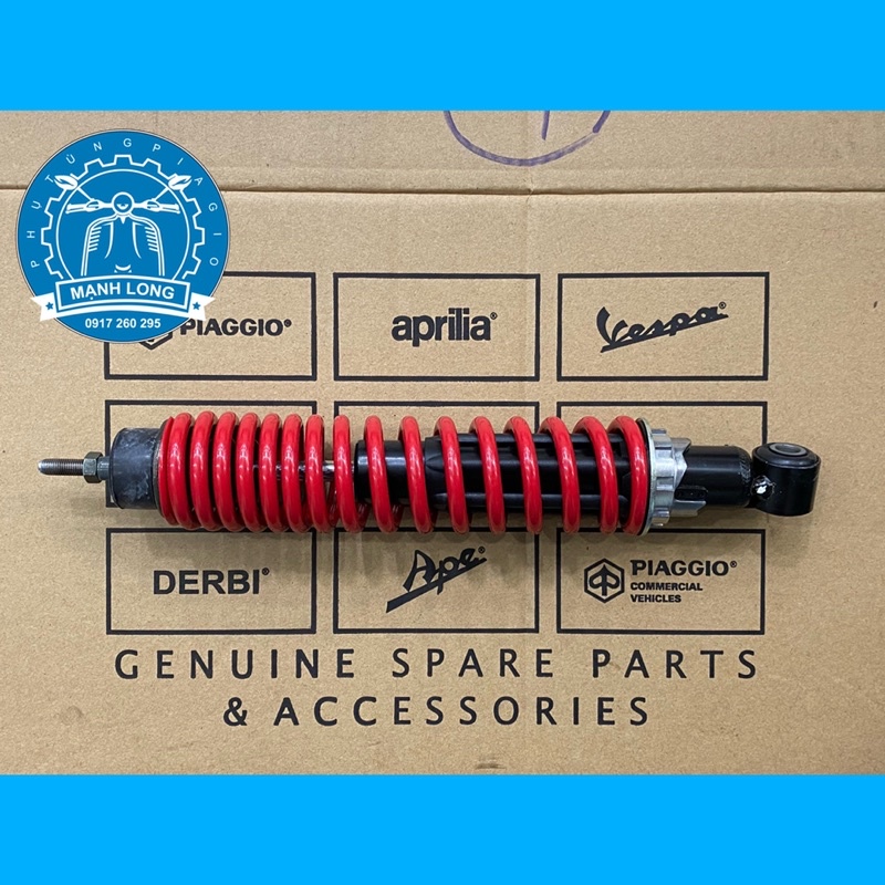 Giảm xóc sau vespa S màu đỏ