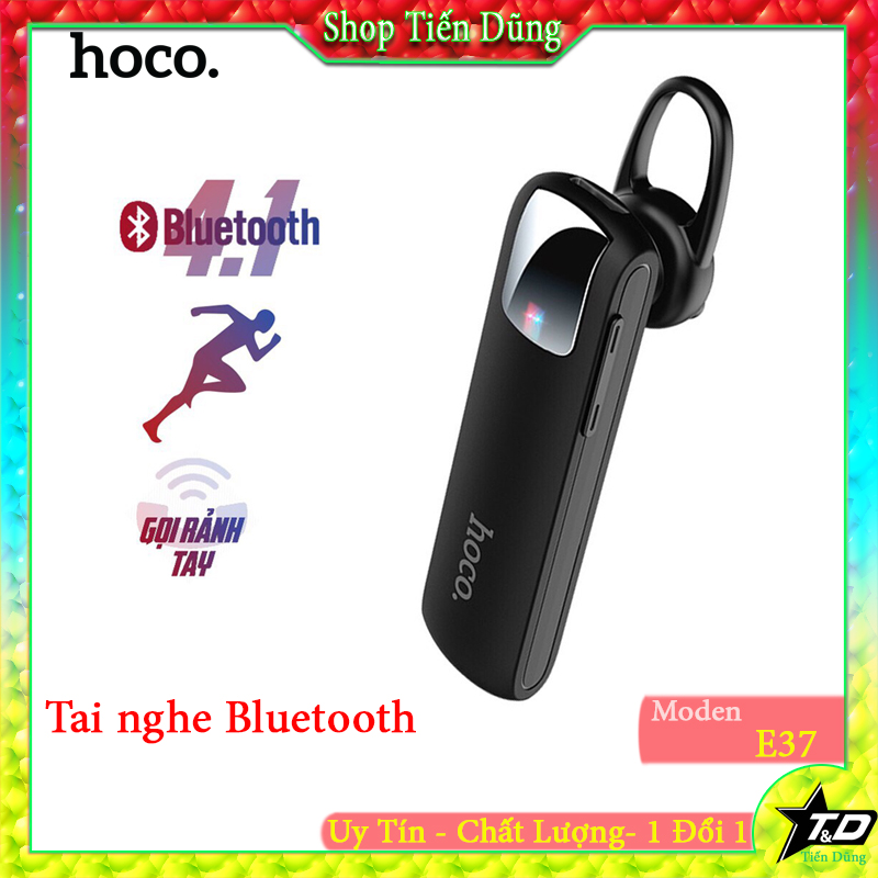 Tai nghe bluetooth Hoco E37 Dòng 1 Tai có micro tích hợp nghe nhạc và đàm thoại