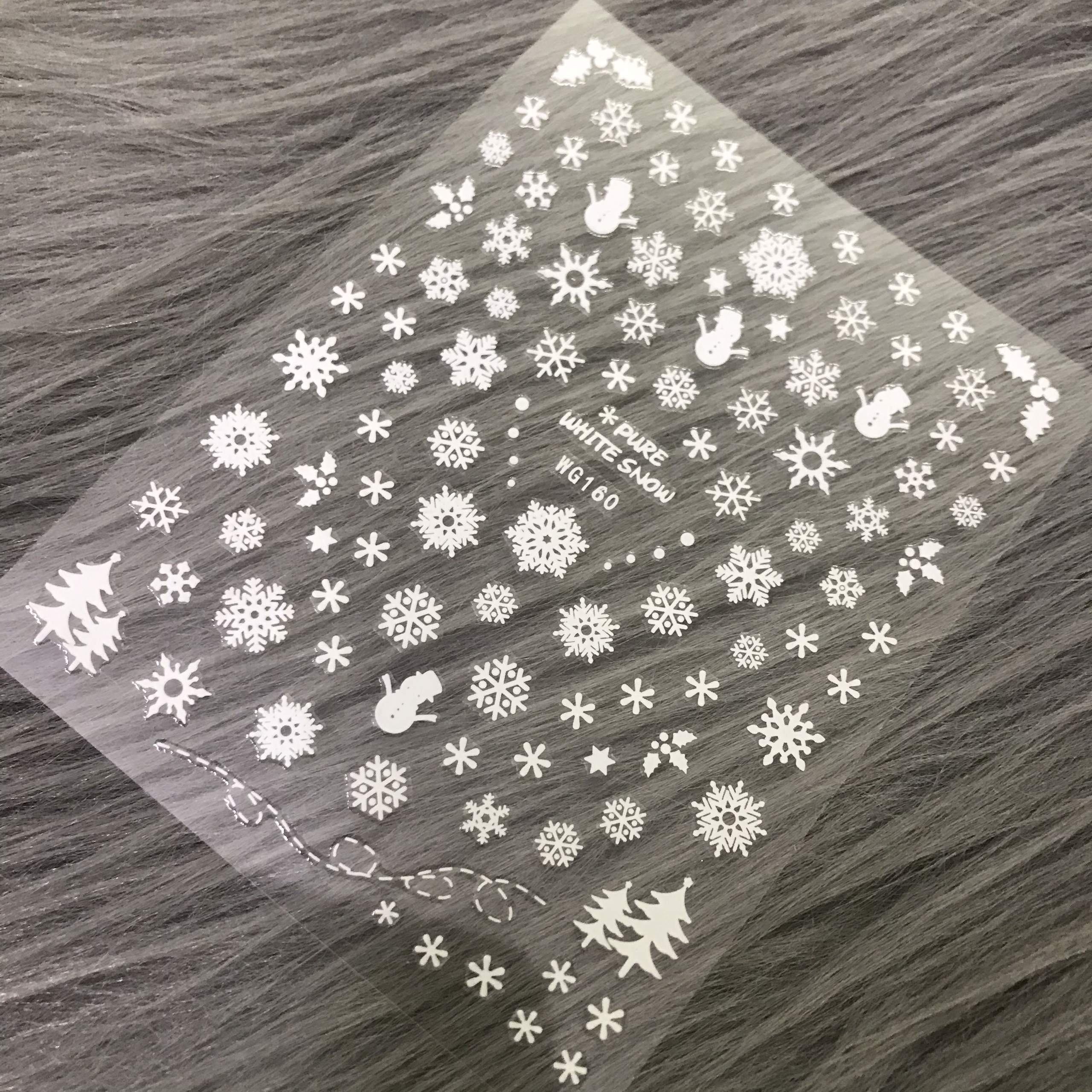 Sticker dán móng bông tuyết