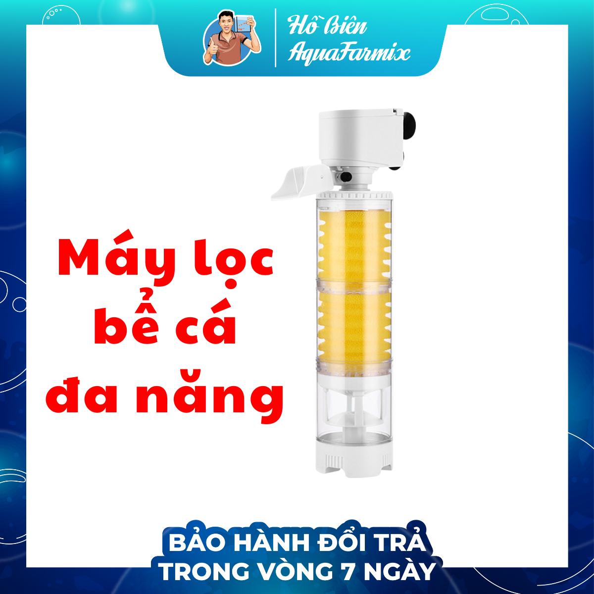 Máy lọc đa năng cho bể cá - 6 IN 1 Tích hợp bơm, tạo oxy, lọc, tạo sóng, hút cặn, tạo vi sinh - Êm ái, nhẹ nhàng, không ồn