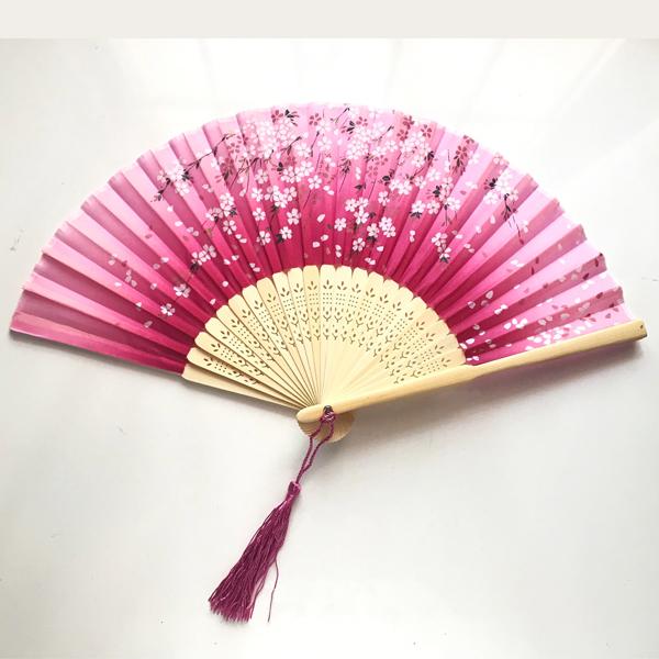 Quạt cổ phong dây tuyến Quạt xếp cầm tay phong cách Trung Quốc