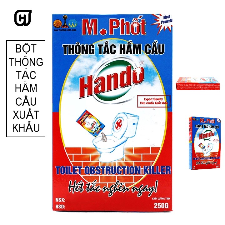 [HCM]Hộp M. phốt bột thông tắc hầm cầu 250g xuất khẩu CHT05