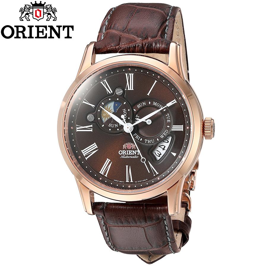 Đồng hồ nam dây da Orient Sun and Moon Gen 2 SET0T003T0