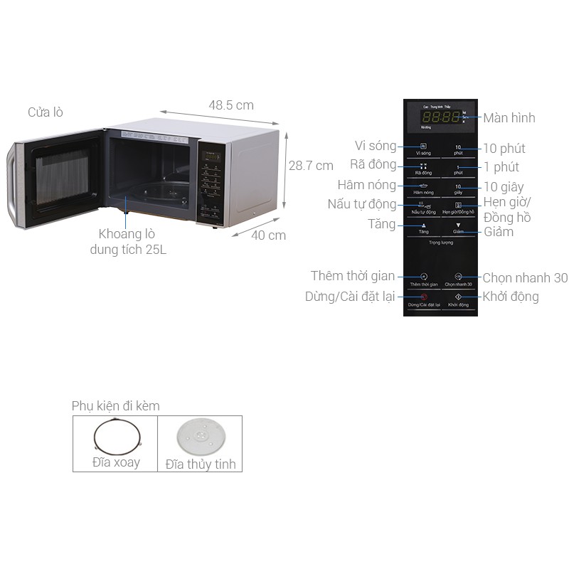 Lò Vi Sóng PANASONIC NN-ST34HMYUE