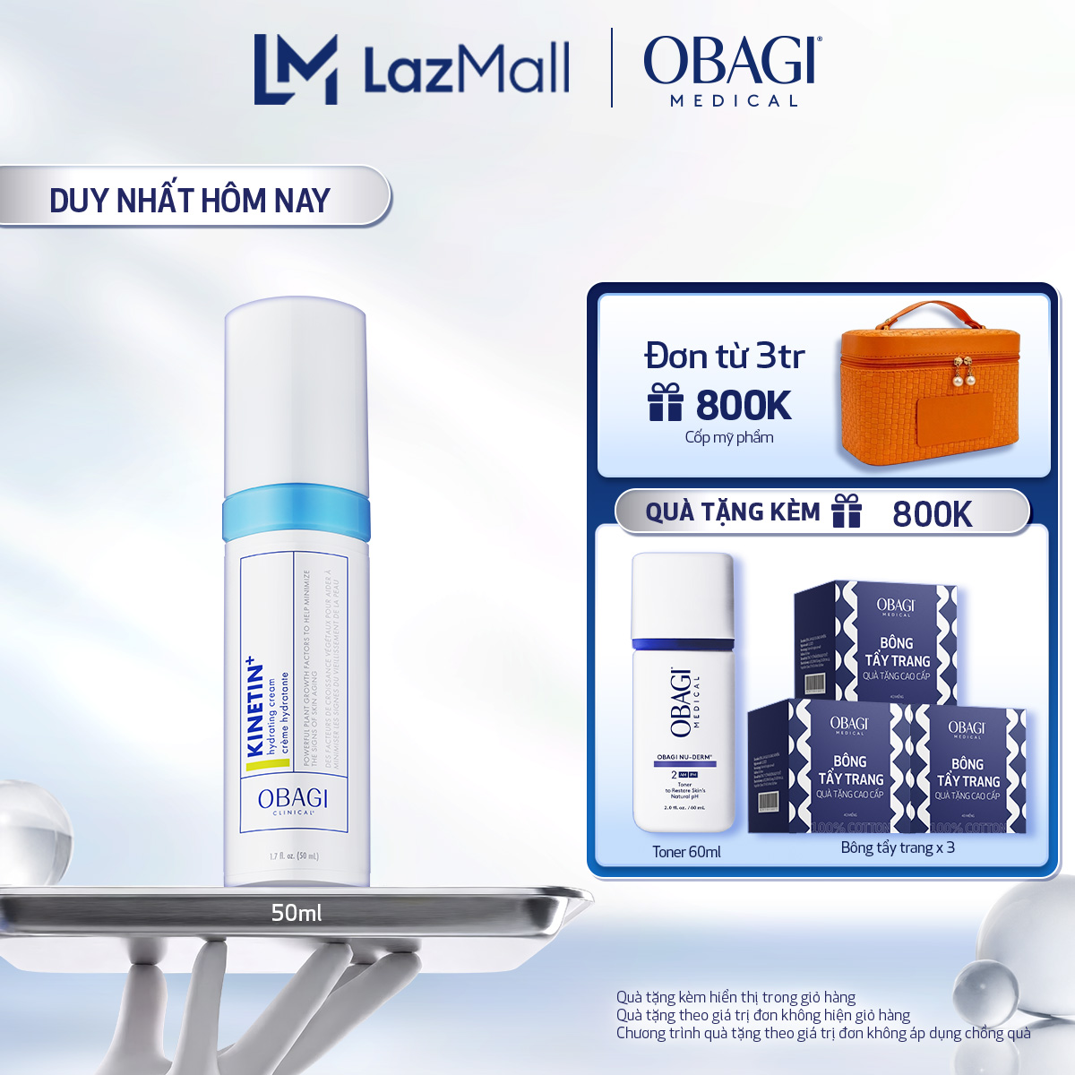 Kem dưỡng ẩm  phục hồi da Obagi Clinical Kinetin+ Hydrating Cream