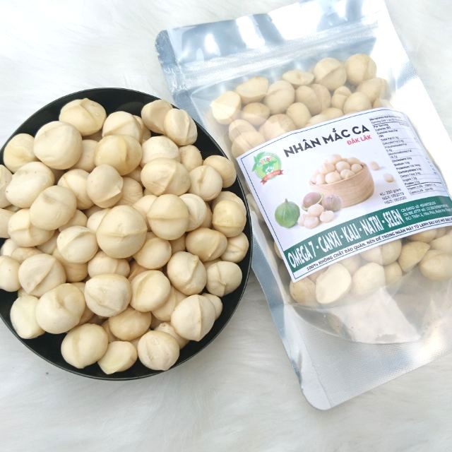 250gram Nhân hạt macca ĐăkLăk nhà trồng (sấy chín) hạt mắc ca, cam kết hàng đúng mô tả, chất lượng đảm bảo, an toàn đến sức khỏe người sử dụng, đa dạng mẫu mã, màu sắc, kích cỡ