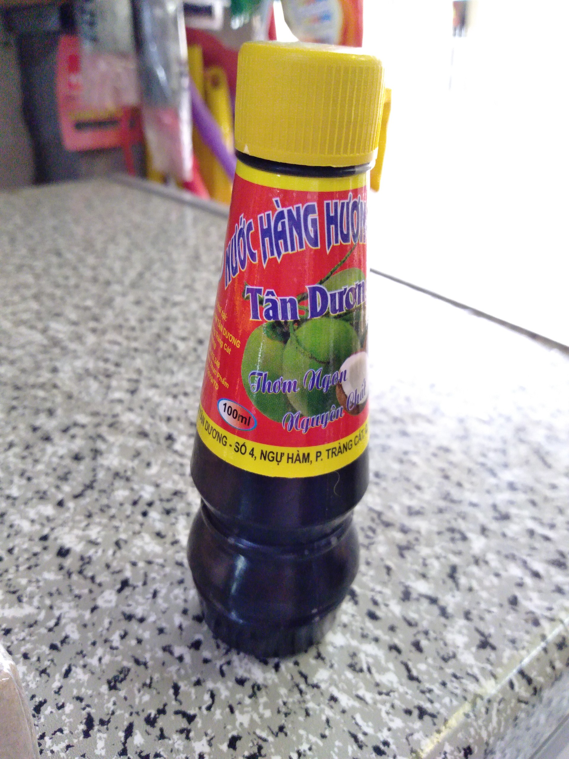 Nước hàng (kẹo đắng) hương dừa kho thịt cá - lọ 100ml