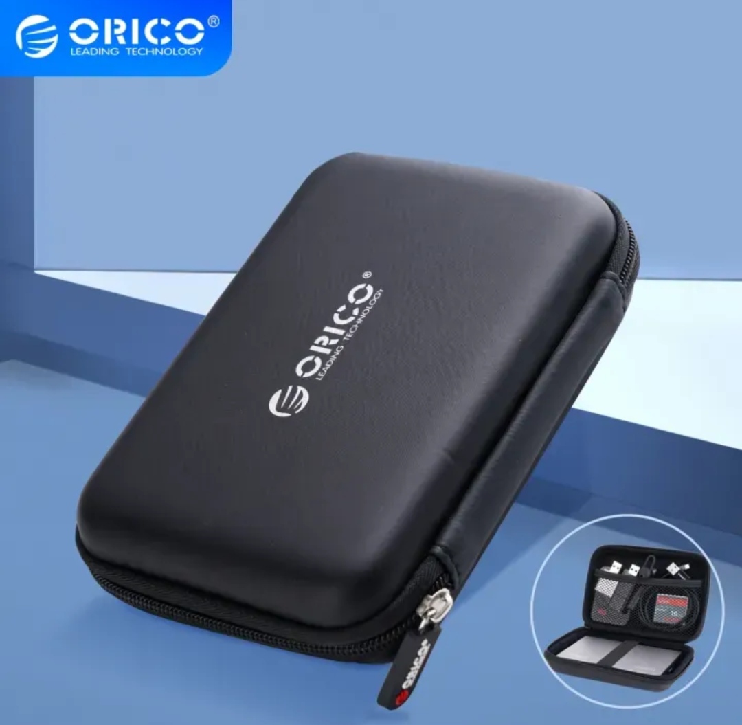 Hộp túi phụ kiện ổ cứng, túi chống sốc và chống thấm nước ORICO cho ổ cứng di động 2.5inch,bộ sạc. Hàng chính hãng