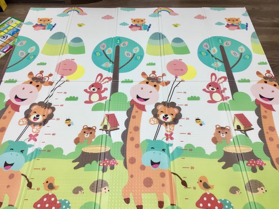 Thảm Silicon Hàn Quốc Cho Bé   ;   Thảm xốp XPE Silicone (còn gọi là Bọt cách nhiệt XPE-một loại vật liệu cao cấp) ;  Loại 1,5mx2m