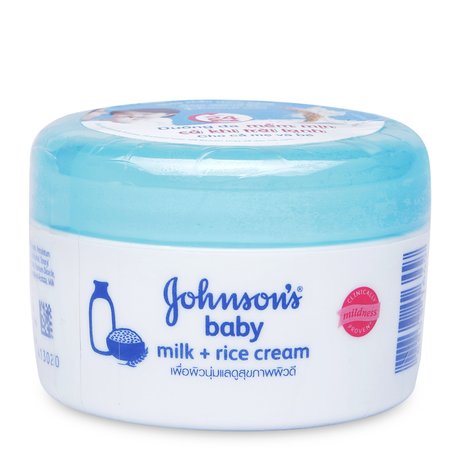 Kem dưỡng da chứa sữa & gạo Johnson s Baby 50g