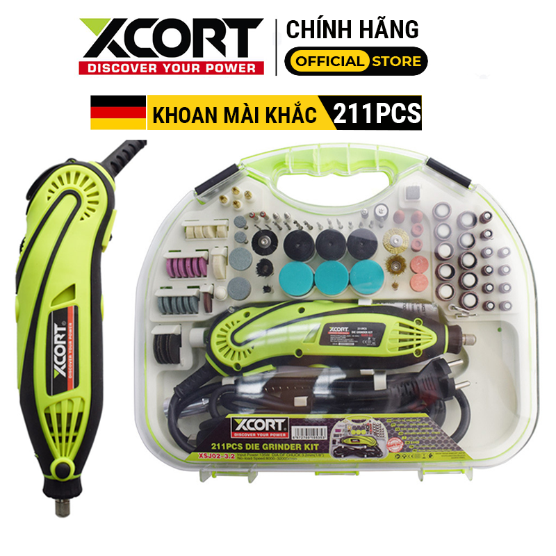 Bộ máy khoan mài khắc-máy khoan mài khắc 211 Chi tiết XCORT