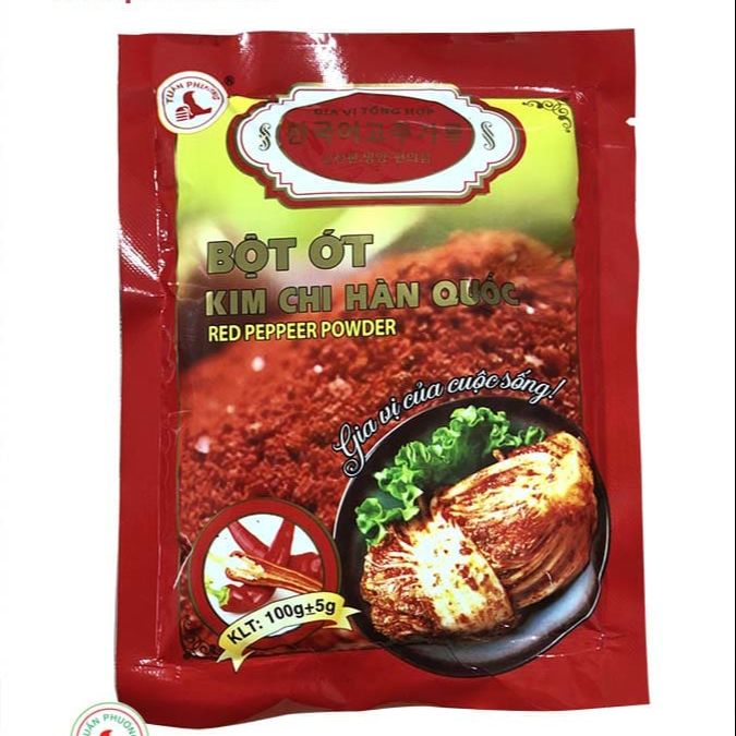 Bột ớt kim chi Hàn Quốc, Ớt bột Hàn Quốc làm kim chi