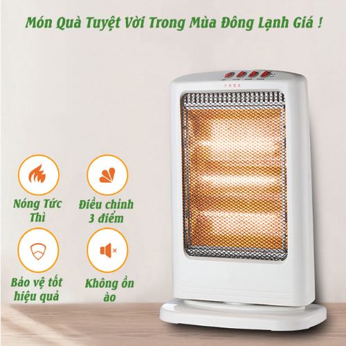 Quạt sưởi nova 3 bóng halogen hd-066- siêu tiết kiệm điện