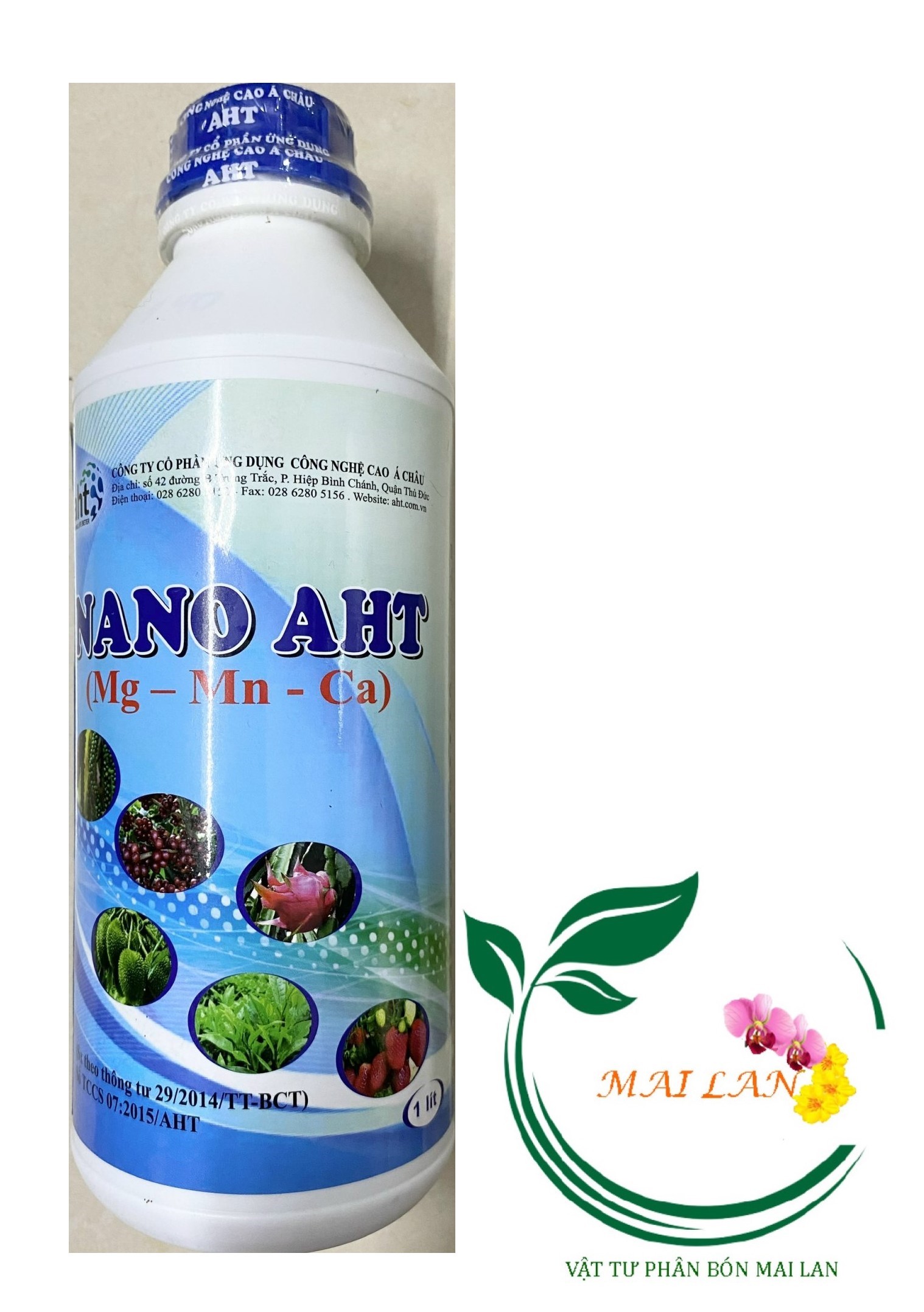 Phân Bón Nano AHT (Mg-Mn-Ca) - #347A# 1 lít