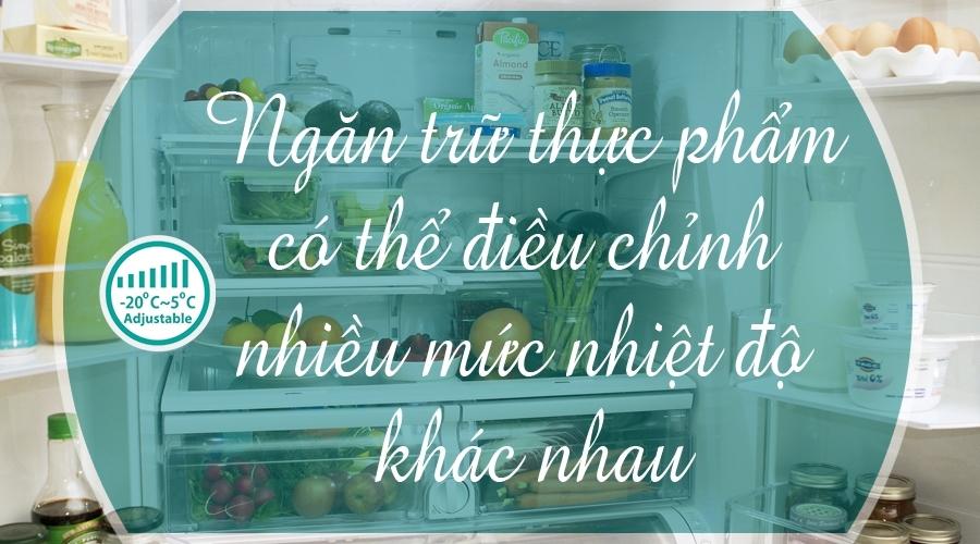Tủ lạnh Aqua tiết kiệm điện. Tủ lạnh Aqua 455 lít AQR-IFG55D