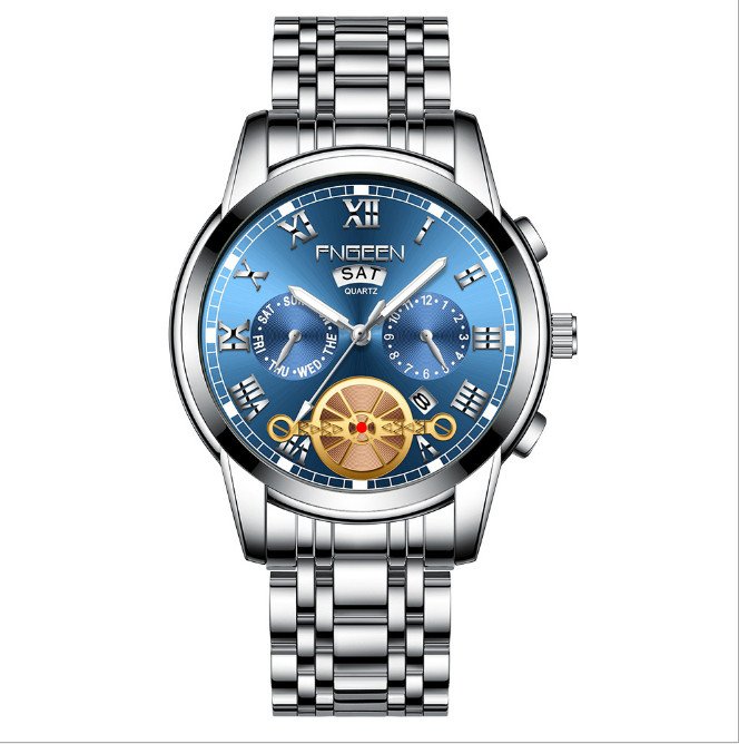 [ XẢ HÀNG TẾT 2021] ĐỒNG HỒ CAO CẤP FNGEEN THÂN VỎ KIM LOẠI NGUYÊN KHỐI THEP TITAN KHÔNG RỈ ,ĐÒNG HỒ NAM MẶT TRÒN CAO CẤP,ĐÒNG HỒ NAM DÂY SẮT ,ĐÒNG HỒ CƠ MẶT NHIỀU KIM,ĐỒNG HỒ NAM MẶT TRÒN MÀU VÀNG MẶT ĐEN,MẶT XANH,MẶT TRẮNG