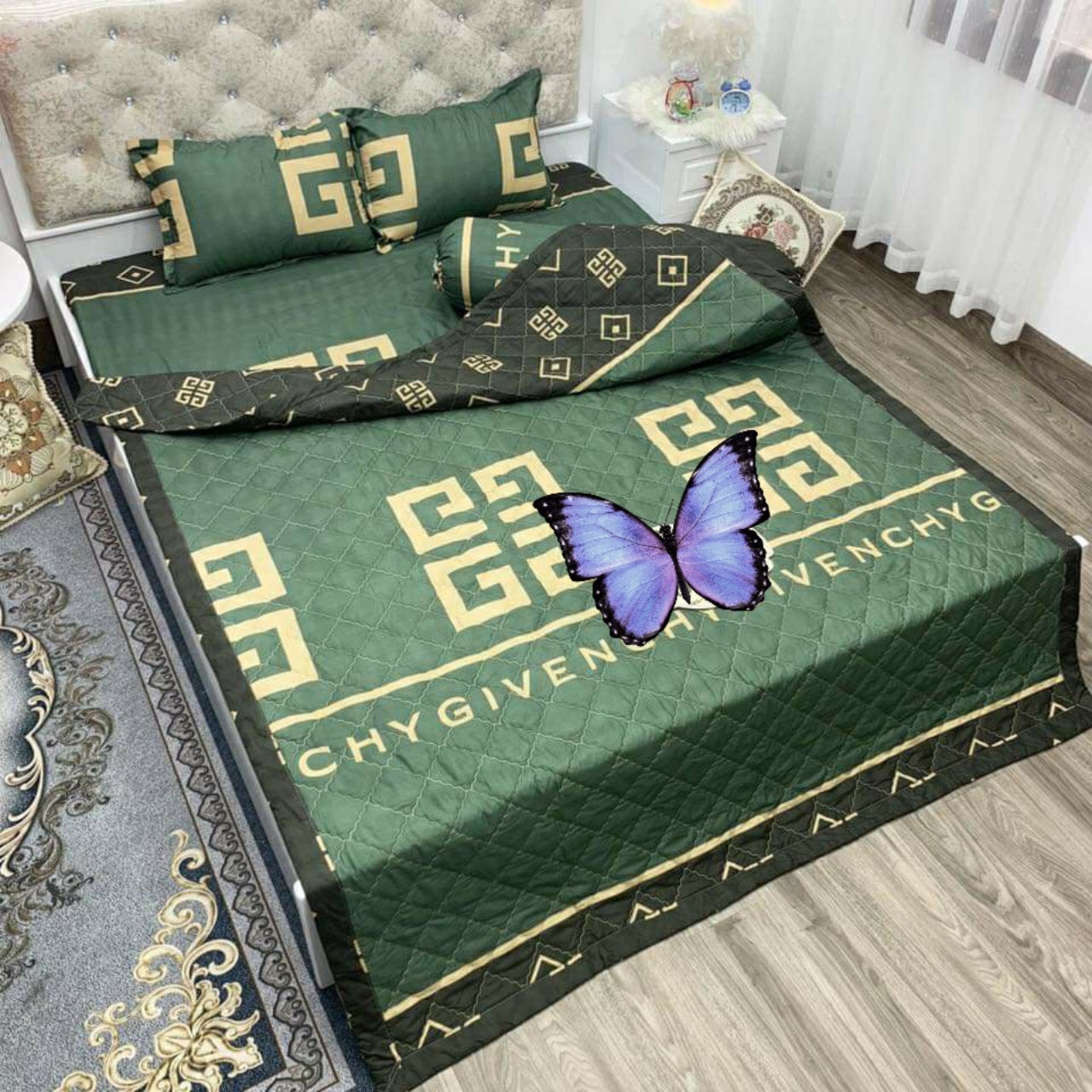 Bộ chăn ga gối hè thu 5 món