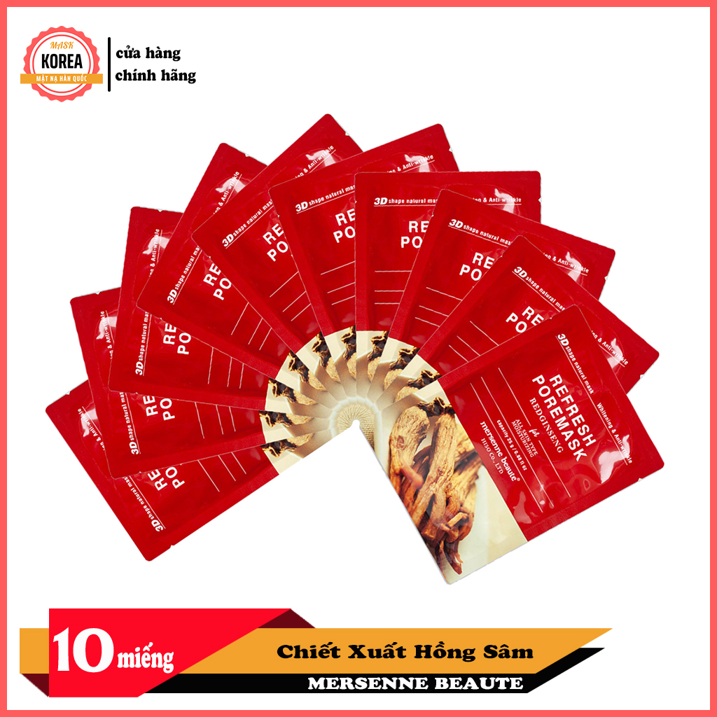Mặt nạ sâm Mersenne Beaute Hàn Quốc