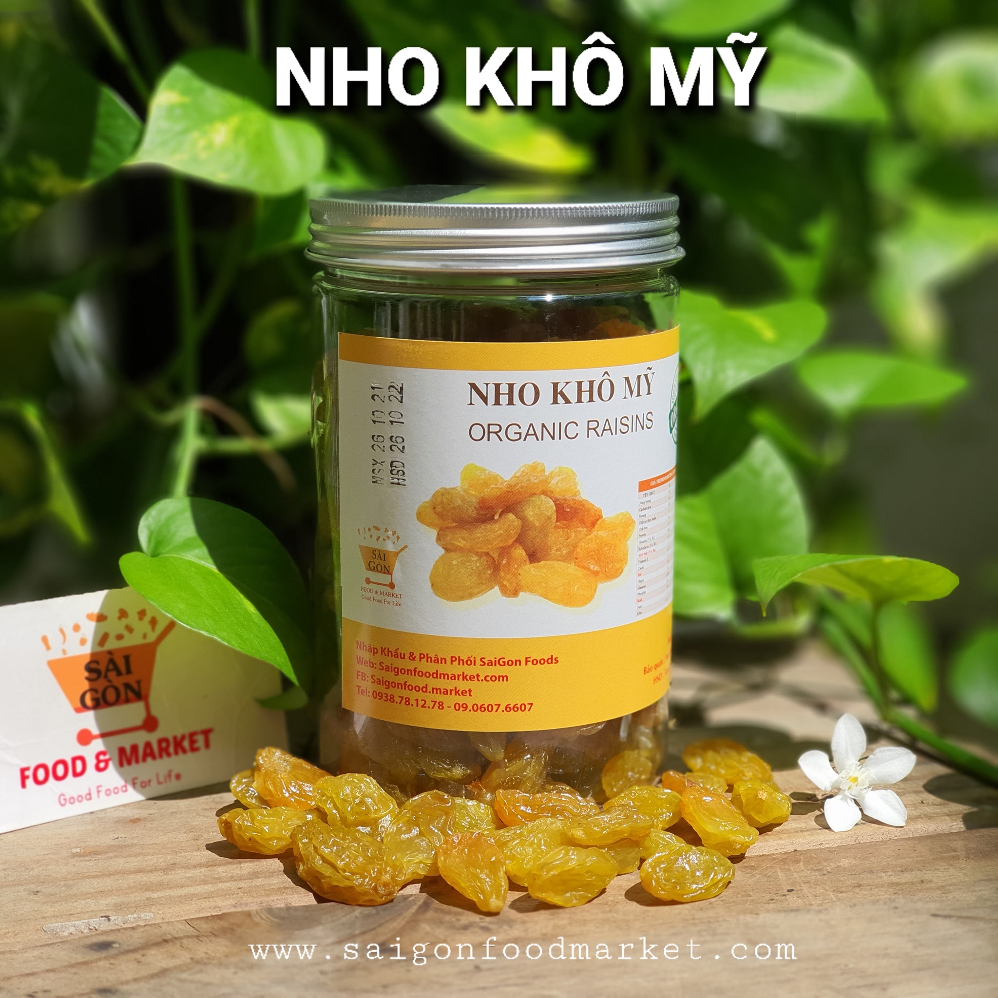 Nho mỹ sấy 500g
