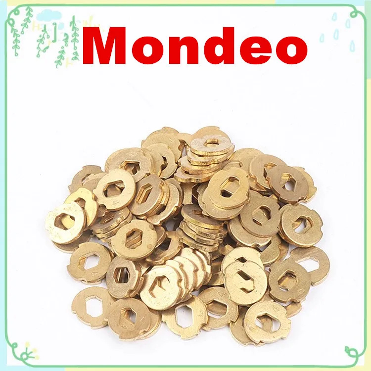 Đối với Ford Mondeo Khóa Reed Chất liệu đồng Khóa tấm Bộ sửa chữa khóa cửa xe Phụ kiện sửa chữa + kèm vài lò xo