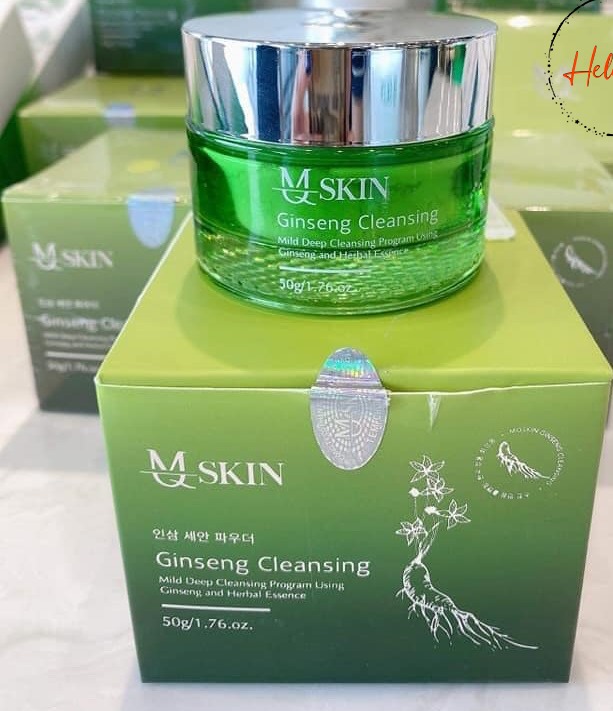 Bột sữa rửa mặt nhân sâm mqskin