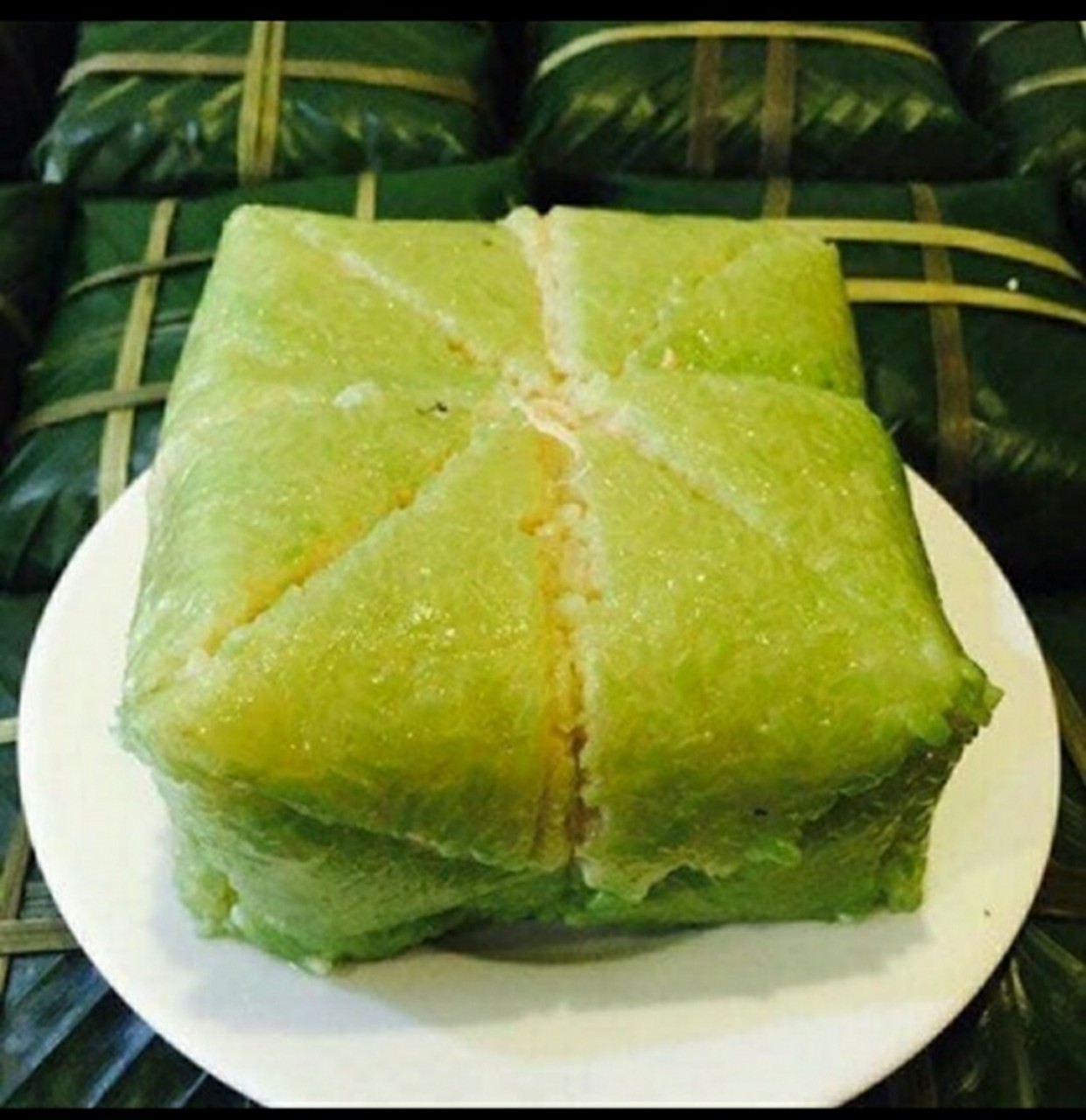 10 bánh chưng mặn nhân