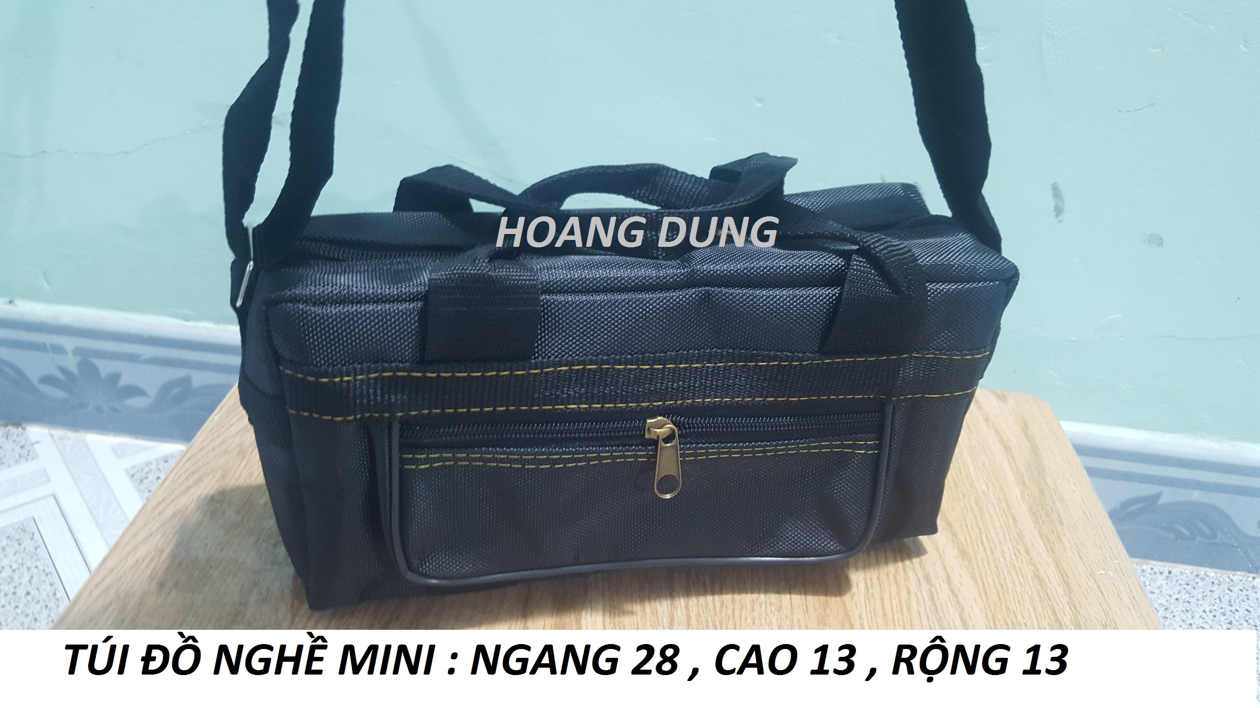 Túi đựng đồ nghề mini loại tốt siêu dày siêu tiện lợi màu đen
