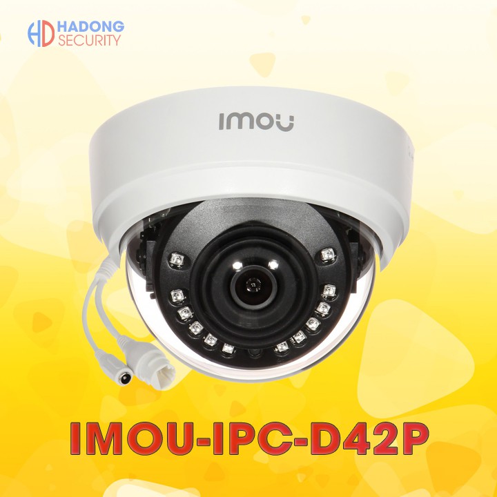 Camera Wifi 4.0MP iMOU IPC-D42P góc siêu rộng, hồng ngoại 20m - Lắp trong nhà & ngoài trời