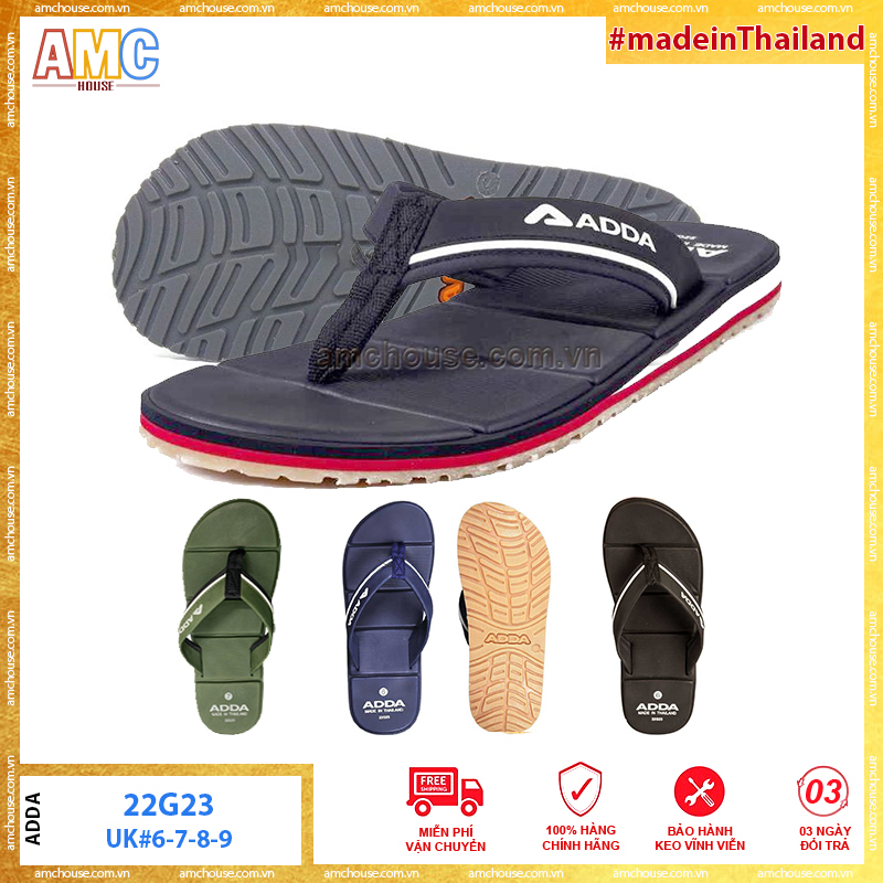 Dép thái lan xỏ ngón nam adda 22g23