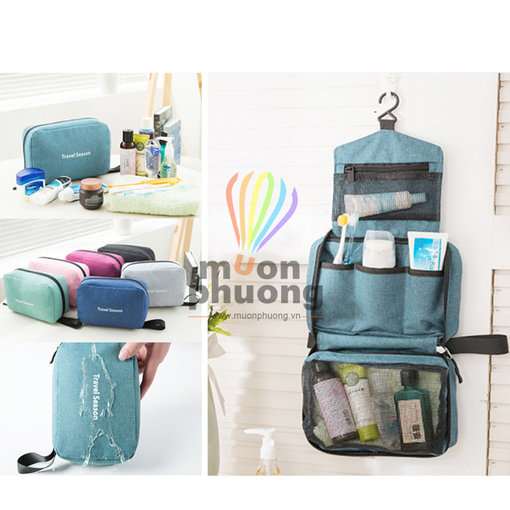 Toiletry bag - Túi đựng đồ vệ sinh cá nhân - Túi đựng mỹ phẩm du lịch Travel Season [MUÔN PHƯƠNG SHOP]