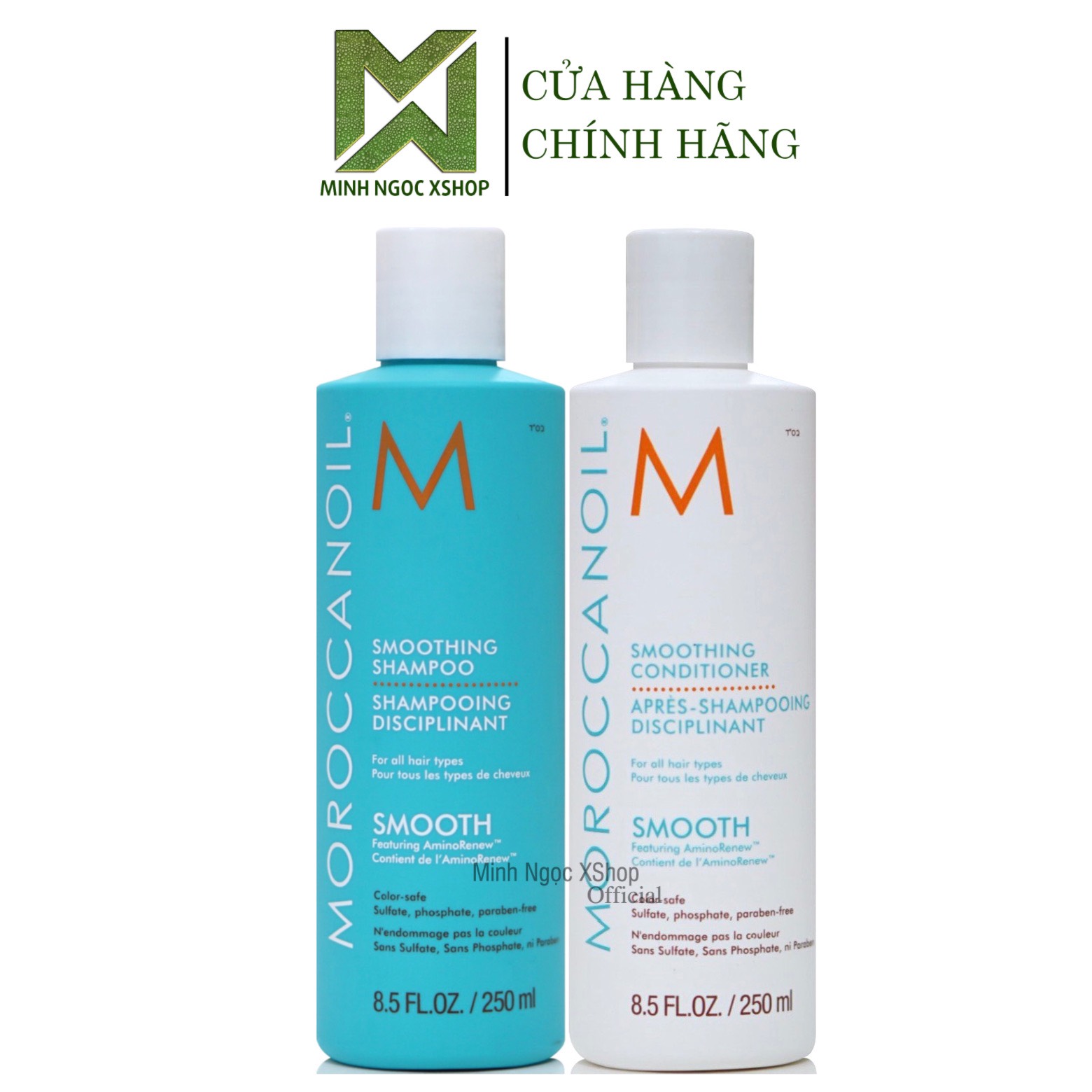 Dầu gội xả suôn mượt Moroccanoil Smooth 250ML