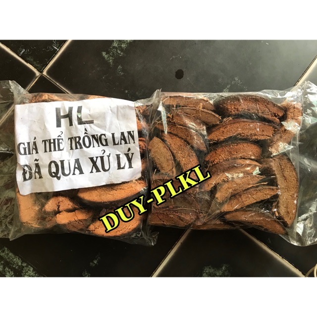 Sơ Dừa Miếng To - Giá Thể Trồng Lan. dừa miếng trồng lan.