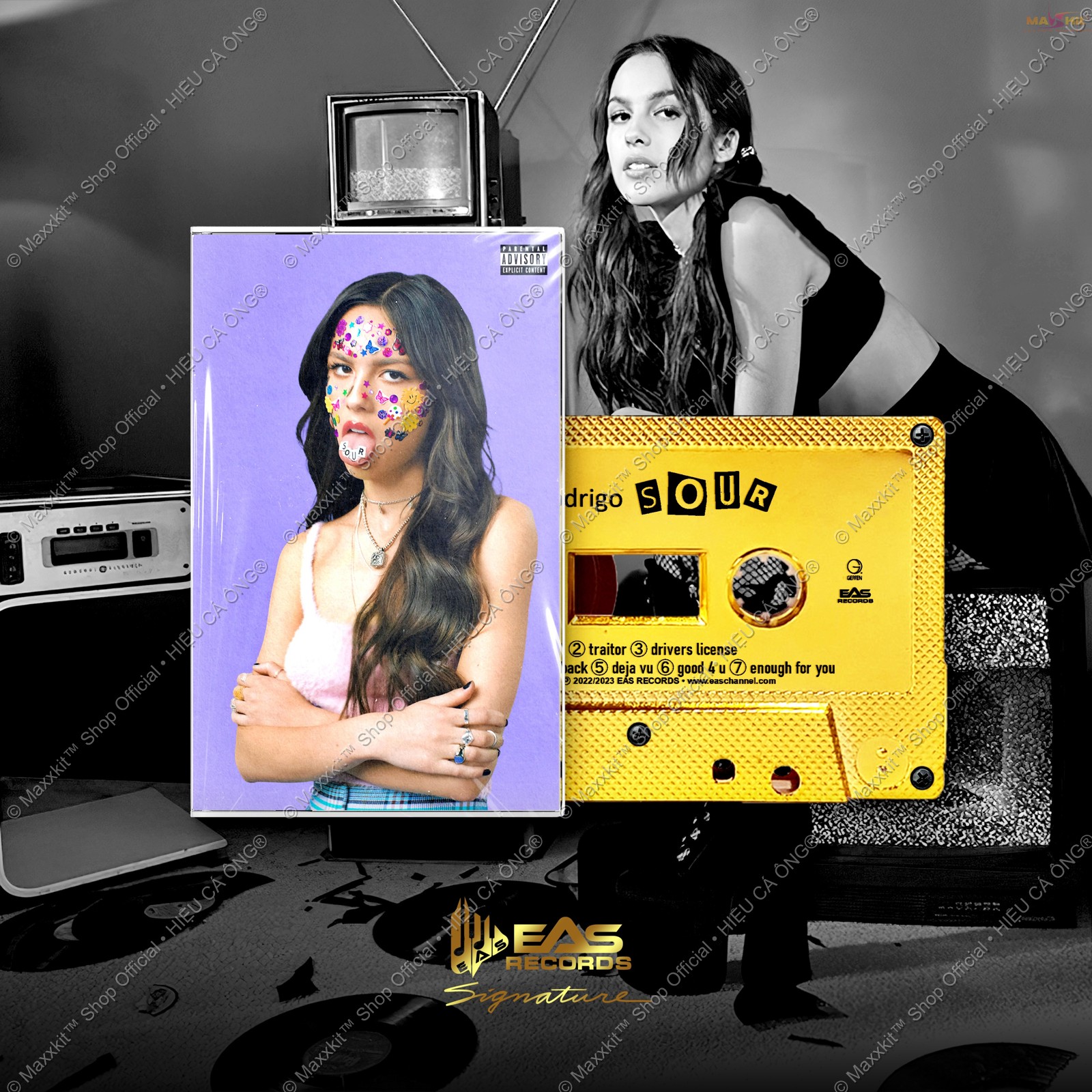 Băng cassette olivia rodrigo - sour - finegold edition - eas records