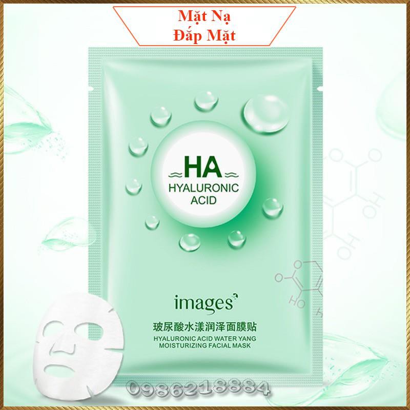 Mặt nạ HA Xanh Lá Images Hyaluronic Acid Water Moisturizing Facial Mask ITD2