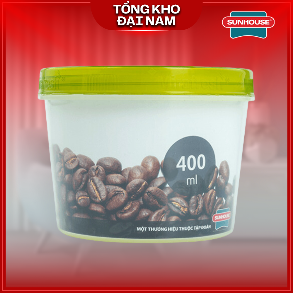 Hộp bảo quản thực phẩm khô 400ml biozone kb-dr400p