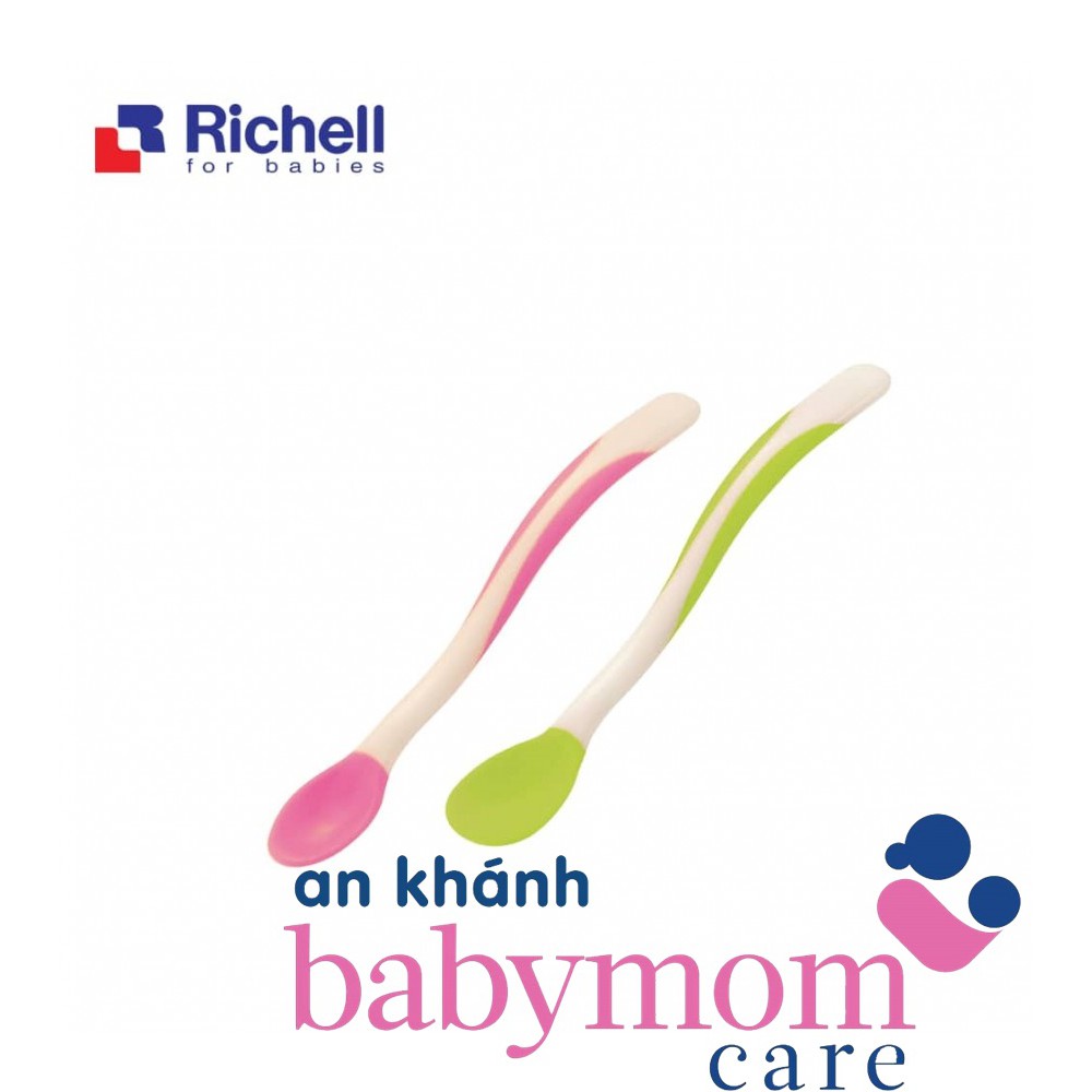 Bộ 2 thìa mềm richell