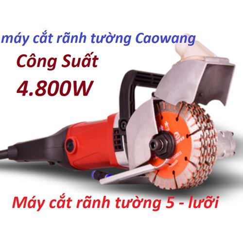 MÁY cắt rãnh tường 5 lưỡi caowang 4800w - máy cắt tường tạo rãnh 5 lưỡi