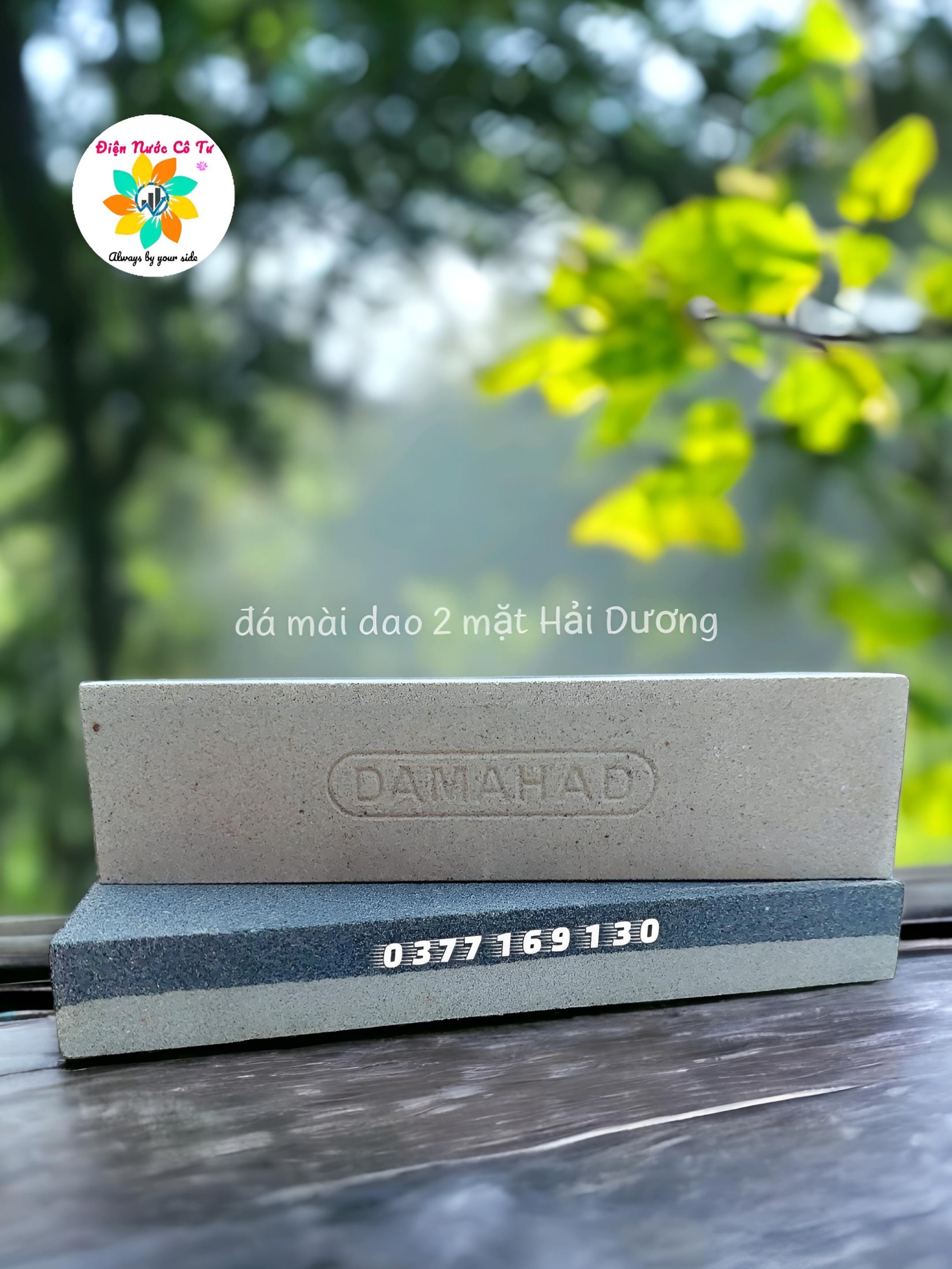 Đá mài dao mài kéo 2 mặt Hải Dương