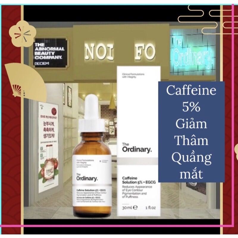 Serum giảm quầng thâm mắt Caffeine Solution 5%+EGC