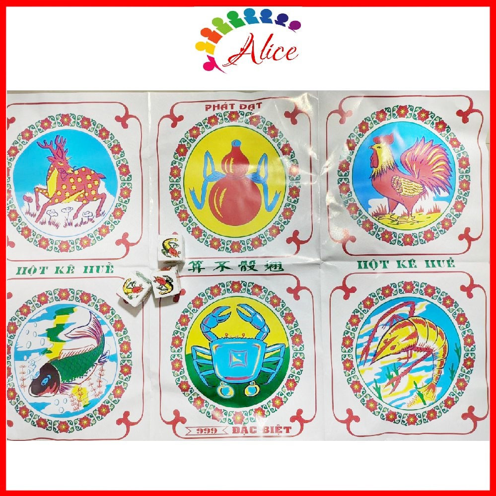 Lắc bầu cua bằng giấy