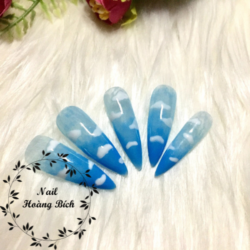 [Nail box thiết kế + tặng kèm quà xinh] Móng up thiết kế theo form khách hàng, phù hợp với mọi kích thước, tiện lợi, dễ sử dụng, đa dạng và phong phú màu sắc tùy khach lựa chọn màu sắc tại Nail Hoàng Bích [NHB23]