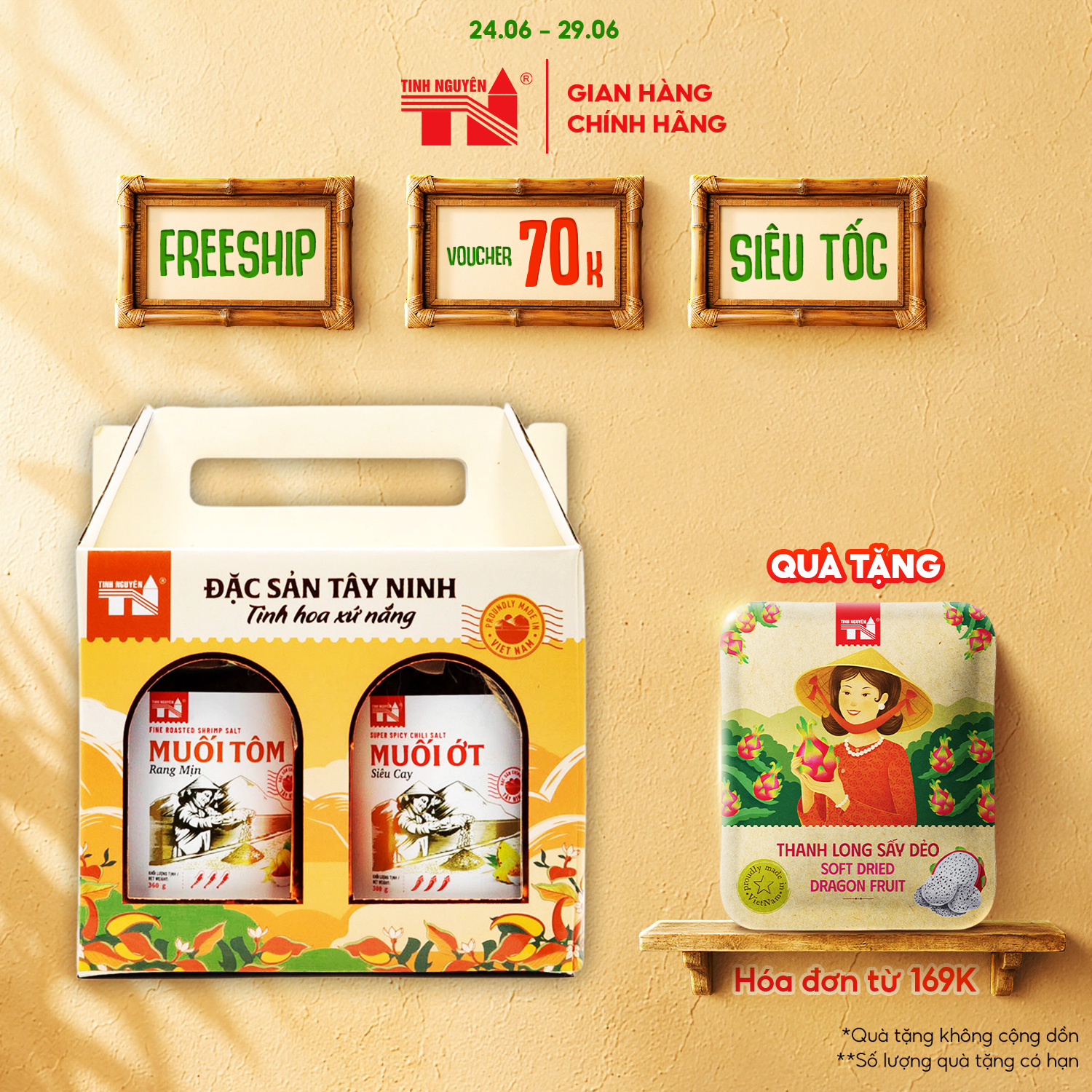 Hộp Quà Bùng Vị Xứ Nắng Tây Ninh Tinh Nguyên