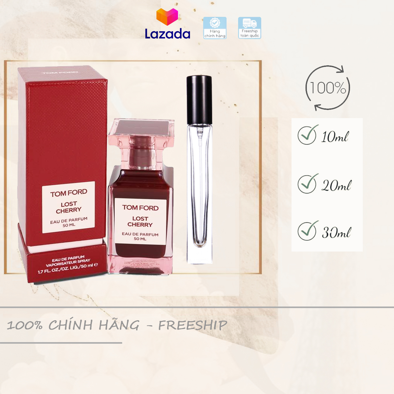[Chiết 10-20-30ml] Unisex Tom Ford Lost Cherry EDP