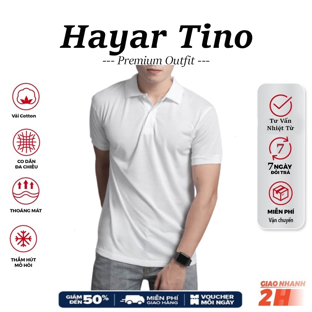 Áo thun nam, áo polo nam màu trắng , chất vải thun cá sấu 100% cotton 04 chiều co dãn áo cực kỳ sang trọng lịch lãm