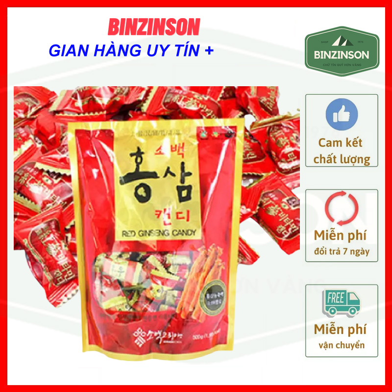 kẹo hồng sâm Sobeek 200gram Hàn Quốc Loại Một - BINZINSON
