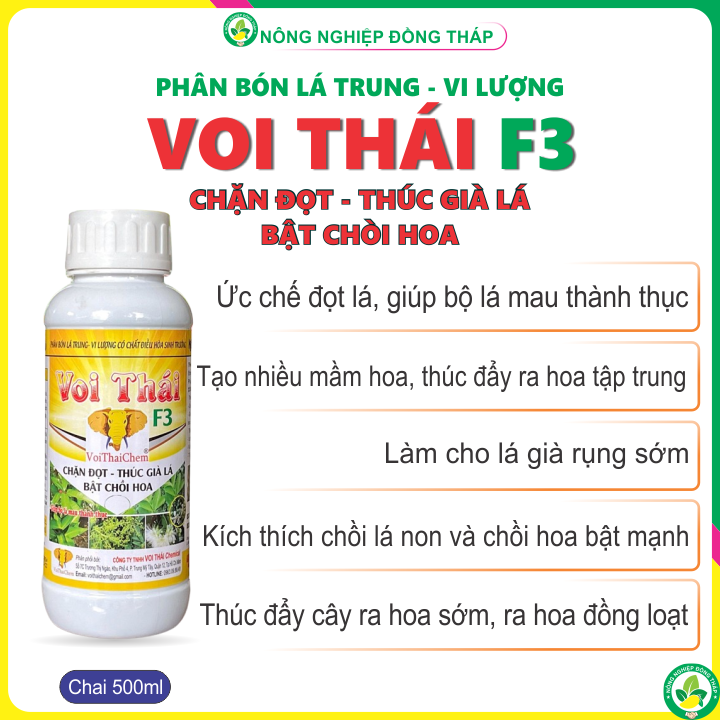 Chặn Đọt Voi Thái F3 (chai 500ml)