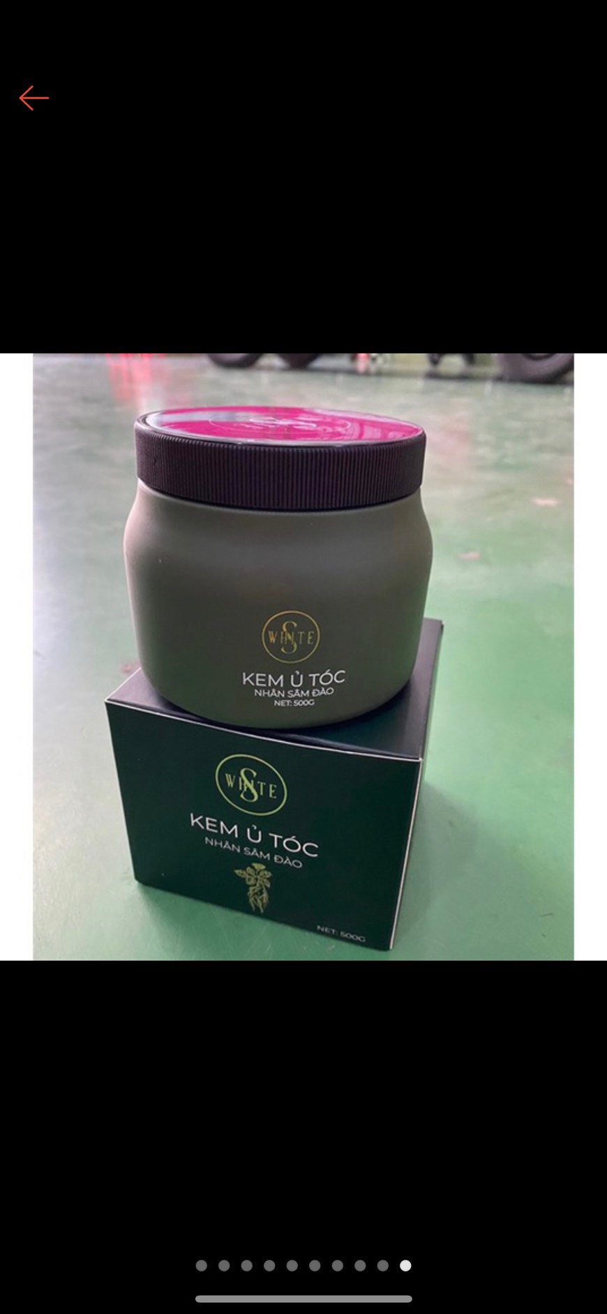 Kem ủ tóc nhân sâm đào swhite 500gram