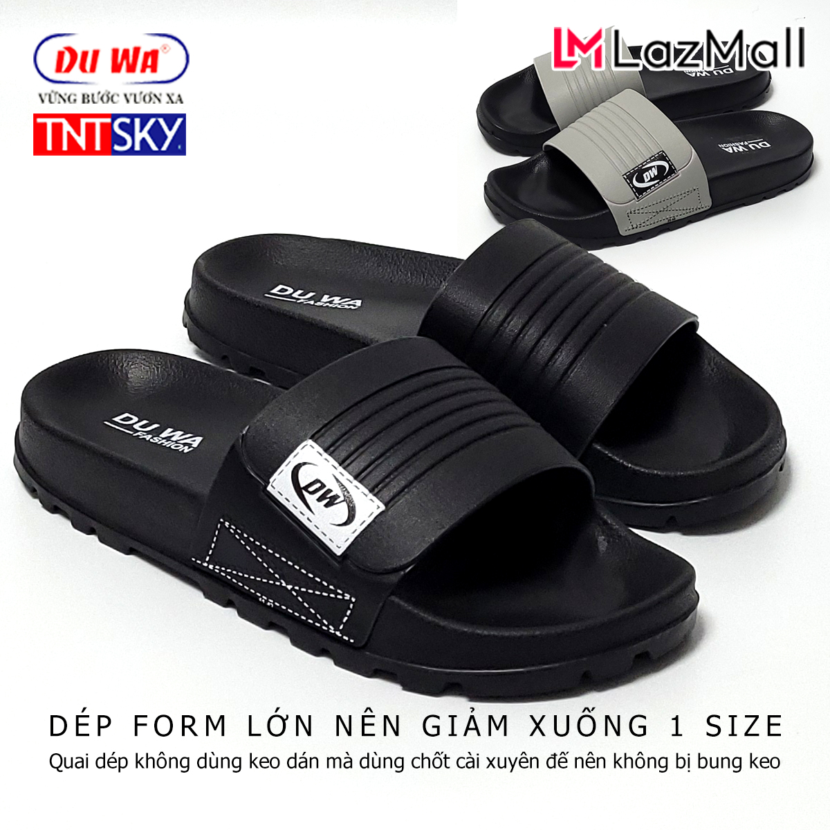 Dép quai ngang siêu nhẹ DUWA - Hàng chính hãng - LD9083